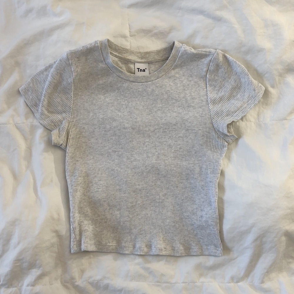 Aritzia Tna Homestretch Crew Waist T-Shirt